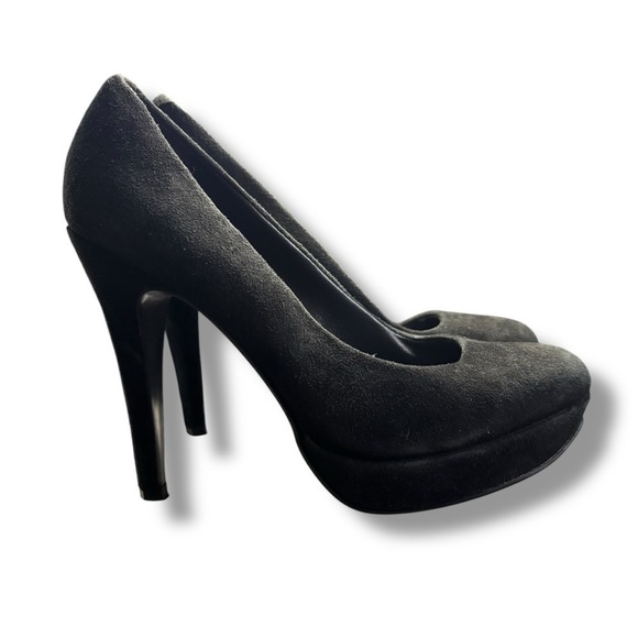 Franco Fortini Women’s Black Suede Platform Heels Size 6 | 3263 - Picture 2 of 10